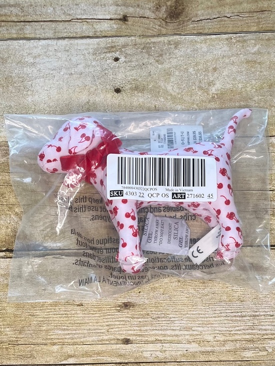 Victoria's Secret Other - Victoria’s Secret Galentine Mini Dog Pink Cherries New in Packaging